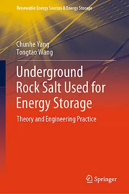 E-Book (pdf) Underground Rock Salt Used for Energy Storage von Chunhe Yang, Tongtao Wang