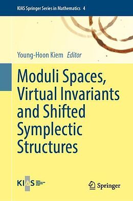 Livre Relié Moduli Spaces, Virtual Invariants and Shifted Symplectic Structures de 