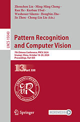 Couverture cartonnée Pattern Recognition and Computer Vision de 