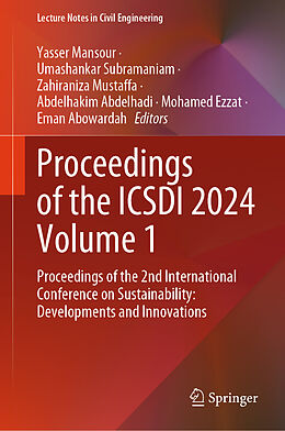 Livre Relié Proceedings of the ICSDI 2024 Volume 1 de 