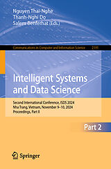 Couverture cartonnée Intelligent Systems and Data Science de 