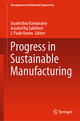 eBook (pdf) Progress in Sustainable Manufacturing de 