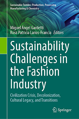 Livre Relié Sustainability Challenges in the Fashion Industry de 