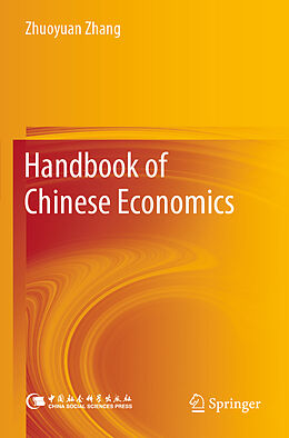 Couverture cartonnée Handbook of Chinese Economics de Zhuoyuan Zhang