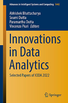 Couverture cartonnée Innovations in Data Analytics de 