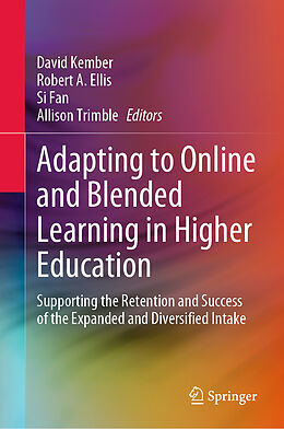 Livre Relié Adapting to Online and Blended Learning in Higher Education de 