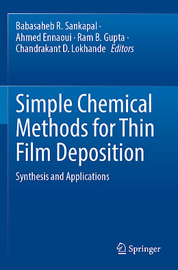 Couverture cartonnée Simple Chemical Methods for Thin Film Deposition de 