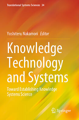 Couverture cartonnée Knowledge Technology and Systems de 