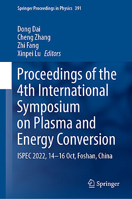 E-Book (pdf) Proceedings of the 4th International Symposium on Plasma and Energy Conversion von 