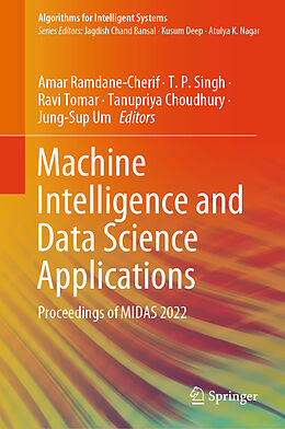 Livre Relié Machine Intelligence and Data Science Applications de 