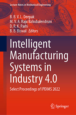 Livre Relié Intelligent Manufacturing Systems in Industry 4.0 de 