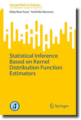 Couverture cartonnée Statistical Inference Based on Kernel Distribution Function Estimators de Yoshihiko Maesono, Rizky Reza Fauzi