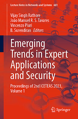 Couverture cartonnée Emerging Trends in Expert Applications and Security de 