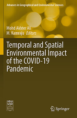 Couverture cartonnée Temporal and Spatial Environmental Impact of the COVID-19 Pandemic de 