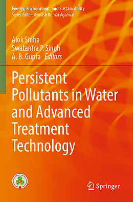 Couverture cartonnée Persistent Pollutants in Water and Advanced Treatment Technology de 