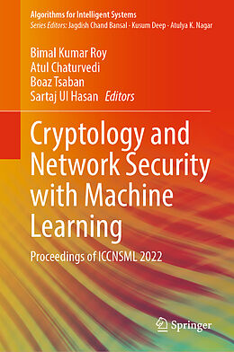 Livre Relié Cryptology and Network Security with Machine Learning de 