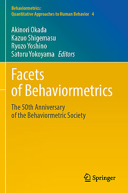 Couverture cartonnée Facets of Behaviormetrics de 