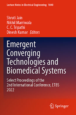 Couverture cartonnée Emergent Converging Technologies and Biomedical Systems de 