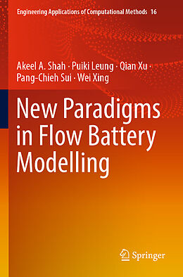 Couverture cartonnée New Paradigms in Flow Battery Modelling de Akeel A. Shah, Puiki Leung, Wei Xing