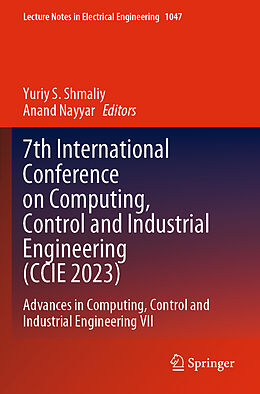 Couverture cartonnée 7th International Conference on Computing, Control and Industrial Engineering (CCIE 2023) de 