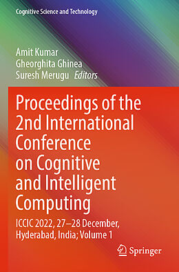 Couverture cartonnée Proceedings of the 2nd International Conference on Cognitive and Intelligent Computing de 