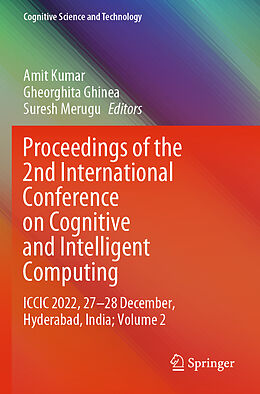 Couverture cartonnée Proceedings of the 2nd International Conference on Cognitive and Intelligent Computing de 