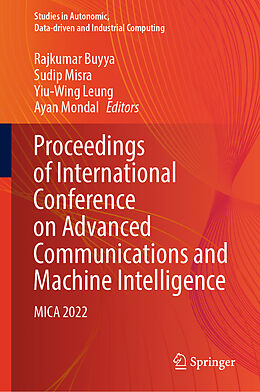 Livre Relié Proceedings of International Conference on Advanced Communications and Machine Intelligence de 