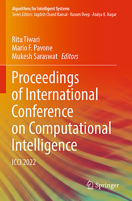 Couverture cartonnée Proceedings of International Conference on Computational Intelligence de 