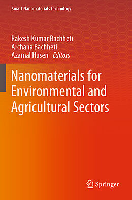 Couverture cartonnée Nanomaterials for Environmental and Agricultural Sectors de 