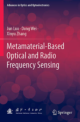 Couverture cartonnée Metamaterial-Based Optical and Radio Frequency Sensing de Jun Luo, Xinyu Zhang, Dong Wei