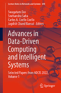 Couverture cartonnée Advances in Data-Driven Computing and Intelligent Systems de 