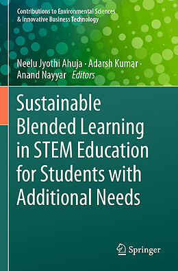 Couverture cartonnée Sustainable Blended Learning in STEM Education for Students with Additional Needs de 