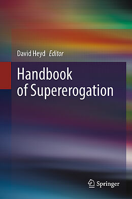 Livre Relié Handbook of Supererogation de 