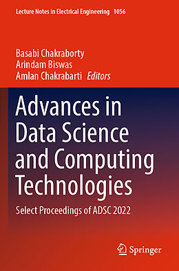 Couverture cartonnée Advances in Data Science and Computing Technologies de 