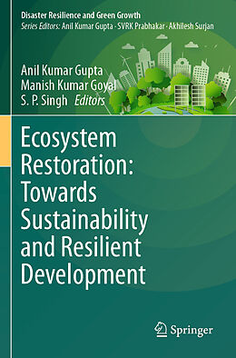 Couverture cartonnée Ecosystem Restoration: Towards Sustainability and Resilient Development de 