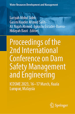 Livre Relié Proceedings of the 2nd International Conference on Dam Safety Management and Engineering de 