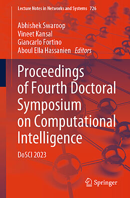 Couverture cartonnée Proceedings of Fourth Doctoral Symposium on Computational Intelligence de 