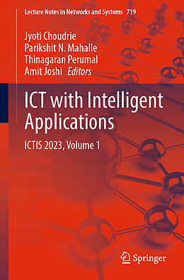 Couverture cartonnée ICT with Intelligent Applications de 