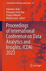 eBook (pdf) Proceedings of International Conference on Data Analytics and Insights, ICDAI 2023 de 