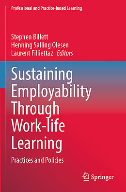 Couverture cartonnée Sustaining Employability Through Work-life Learning de 