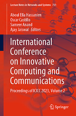 Couverture cartonnée International Conference on Innovative Computing and Communications de 