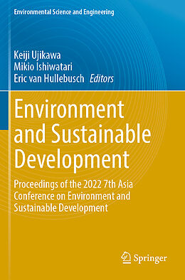 Couverture cartonnée Environment and Sustainable Development de 