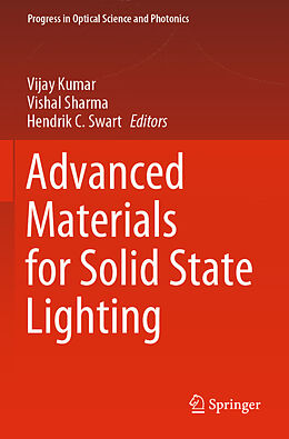 Couverture cartonnée Advanced Materials for Solid State Lighting de 