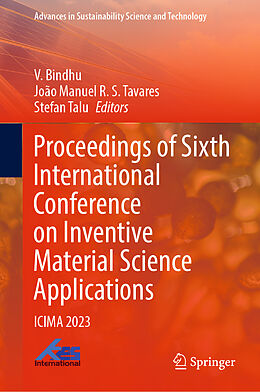 Livre Relié Proceedings of Sixth International Conference on Inventive Material Science Applications de 