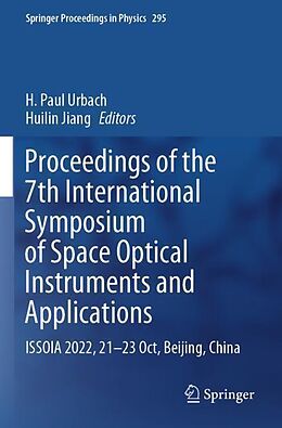 Couverture cartonnée Proceedings of the 7th International Symposium of Space Optical Instruments and Applications de 