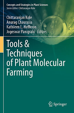 Couverture cartonnée Tools &amp; Techniques of Plant Molecular Farming de 