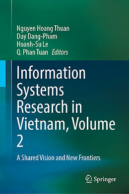 Couverture cartonnée Information Systems Research in Vietnam, Volume 2, 2 Teile de 