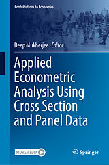 eBook (pdf) Applied Econometric Analysis Using Cross Section and Panel Data de 