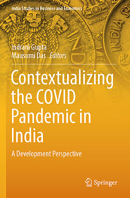 Couverture cartonnée Contextualizing the COVID Pandemic in India de 