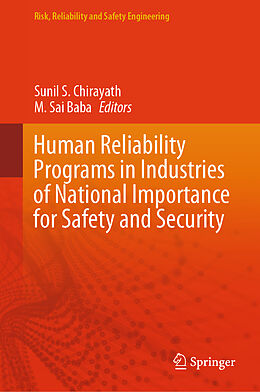 Livre Relié Human Reliability Programs in Industries of National Importance for Safety and Security de 